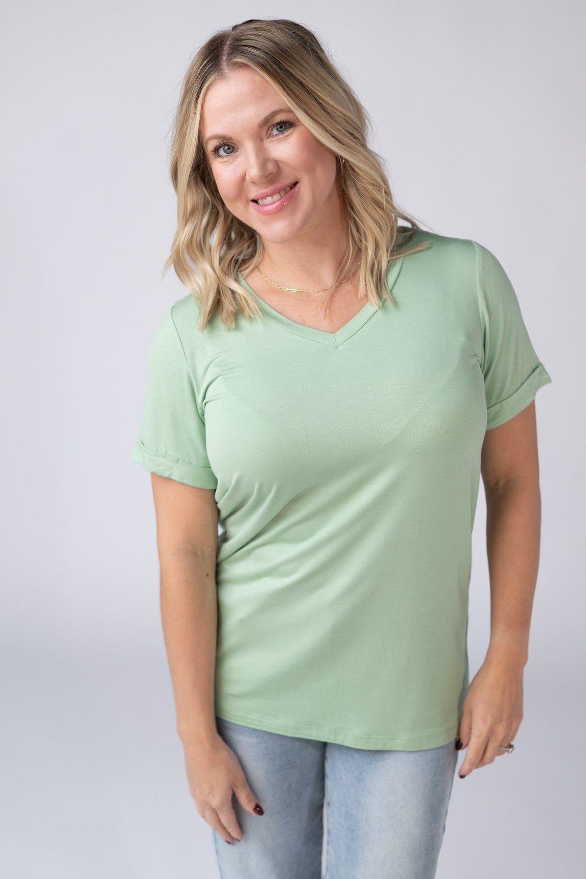 Sophie Tee in Seafoam Green