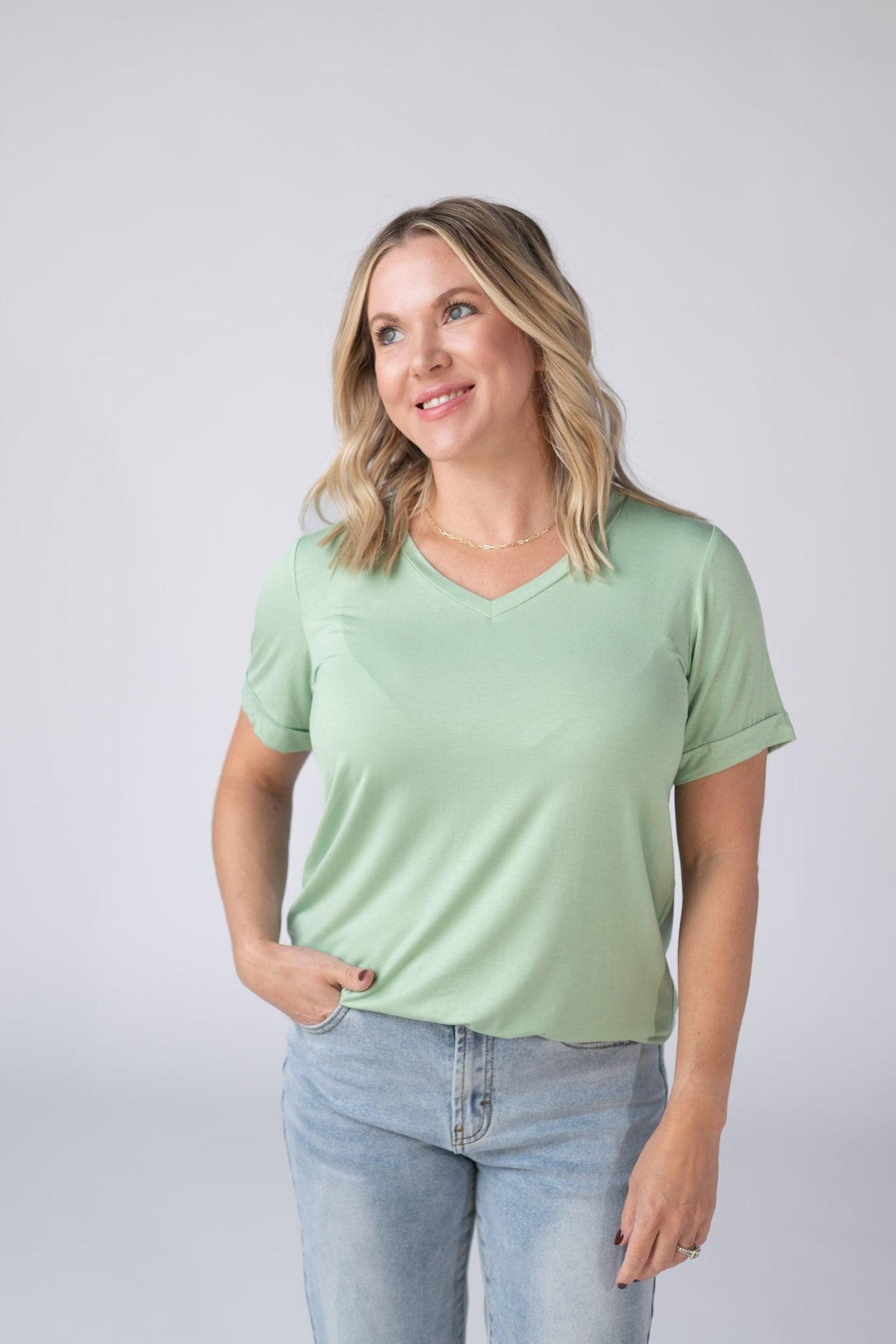 Sophie Tee in Seafoam Green