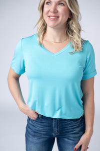 Sophie Tee in Aqua Blue