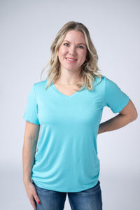 Sophie Tee in Aqua Blue