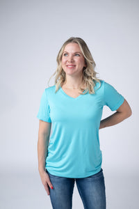 Sophie Tee in Aqua Blue