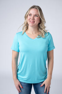 Sophie Tee in Aqua Blue