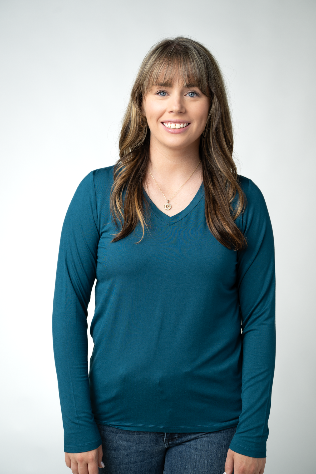 Larissa Long Sleeve in Teal