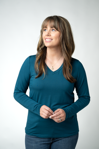 Larissa Long Sleeve in Teal