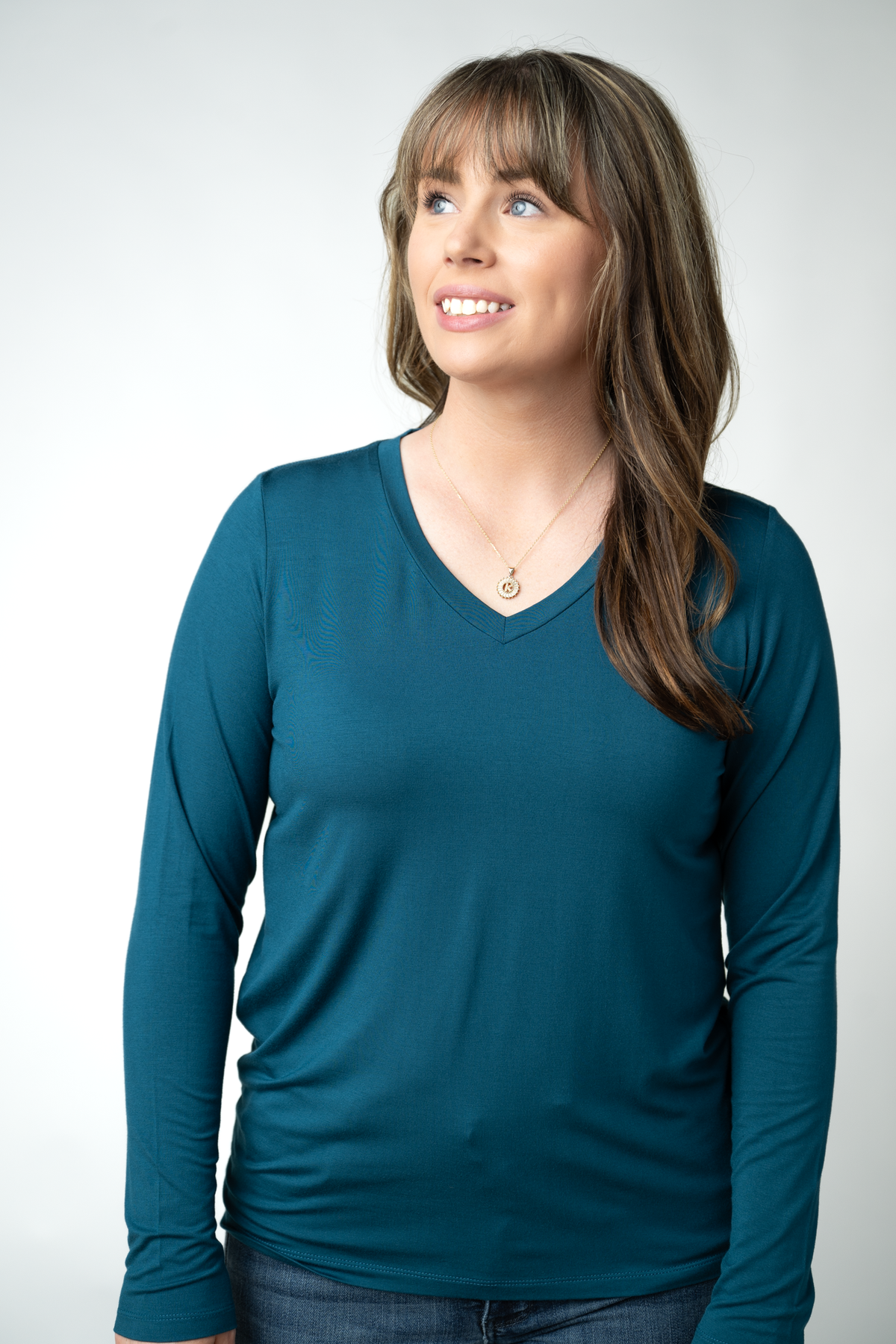 Larissa Long Sleeve in Teal