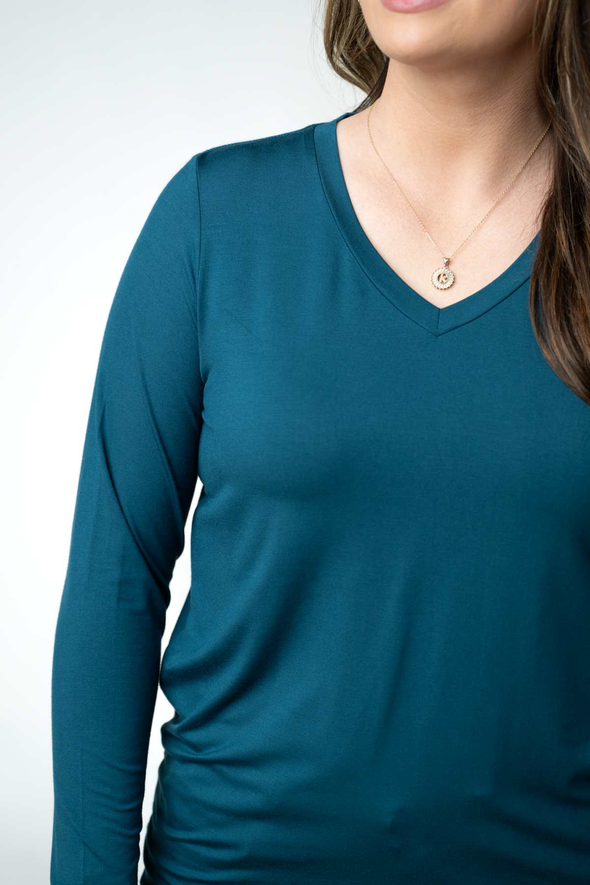 Larissa Long Sleeve in Teal