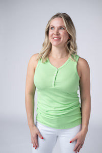 Addison Tank in Lime