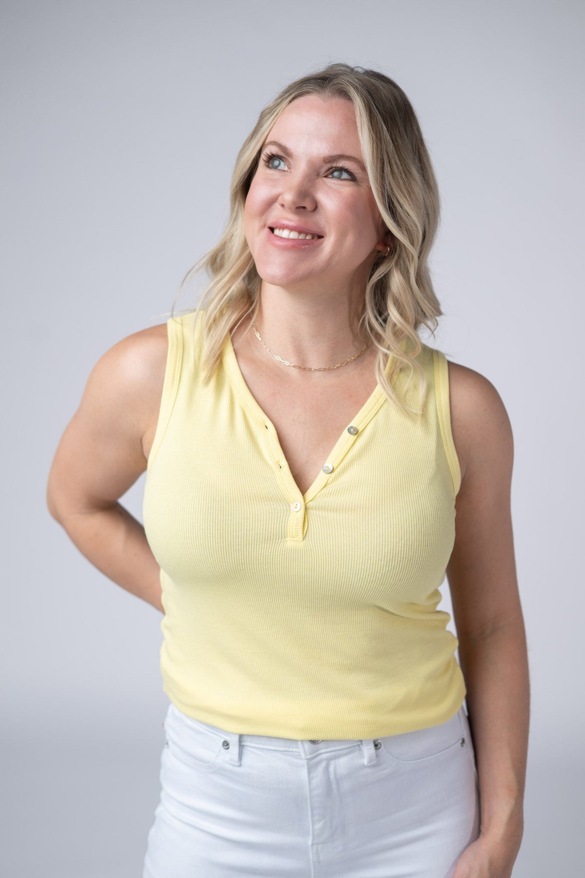 Addison Tank in Yellow