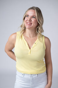Addison Tank in Yellow