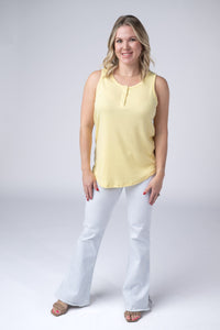 Alison Henley Tank in Yellow