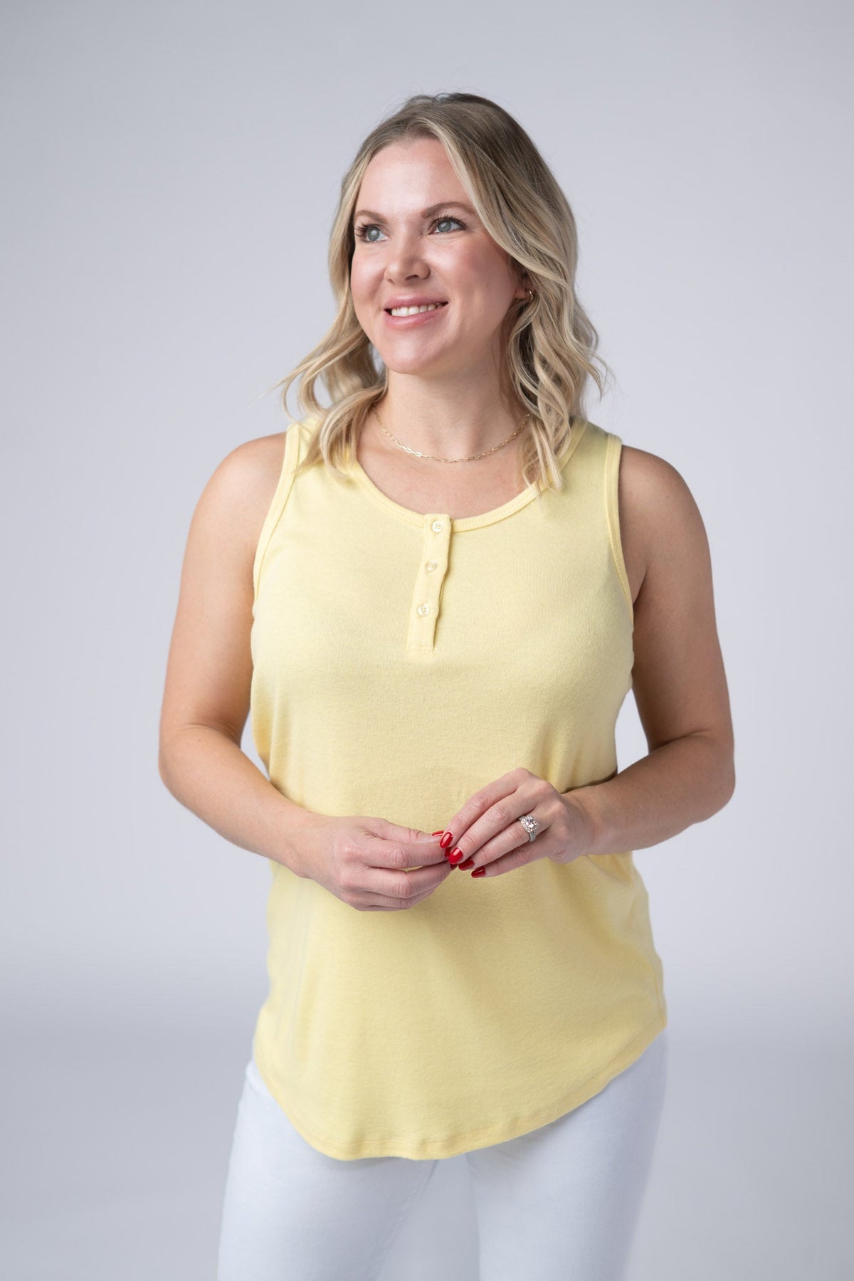 Alison Henley Tank in Yellow