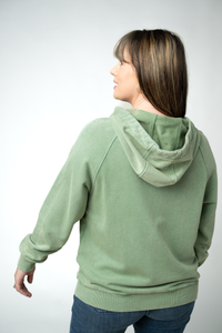 Ryker Vintage Wash Hoodie in Olive