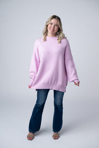 Aurora Cozy Sweater in Lilac