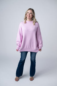 Aurora Cozy Sweater in Lilac