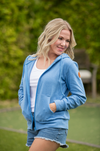 Fullzip Hoodie in Blue