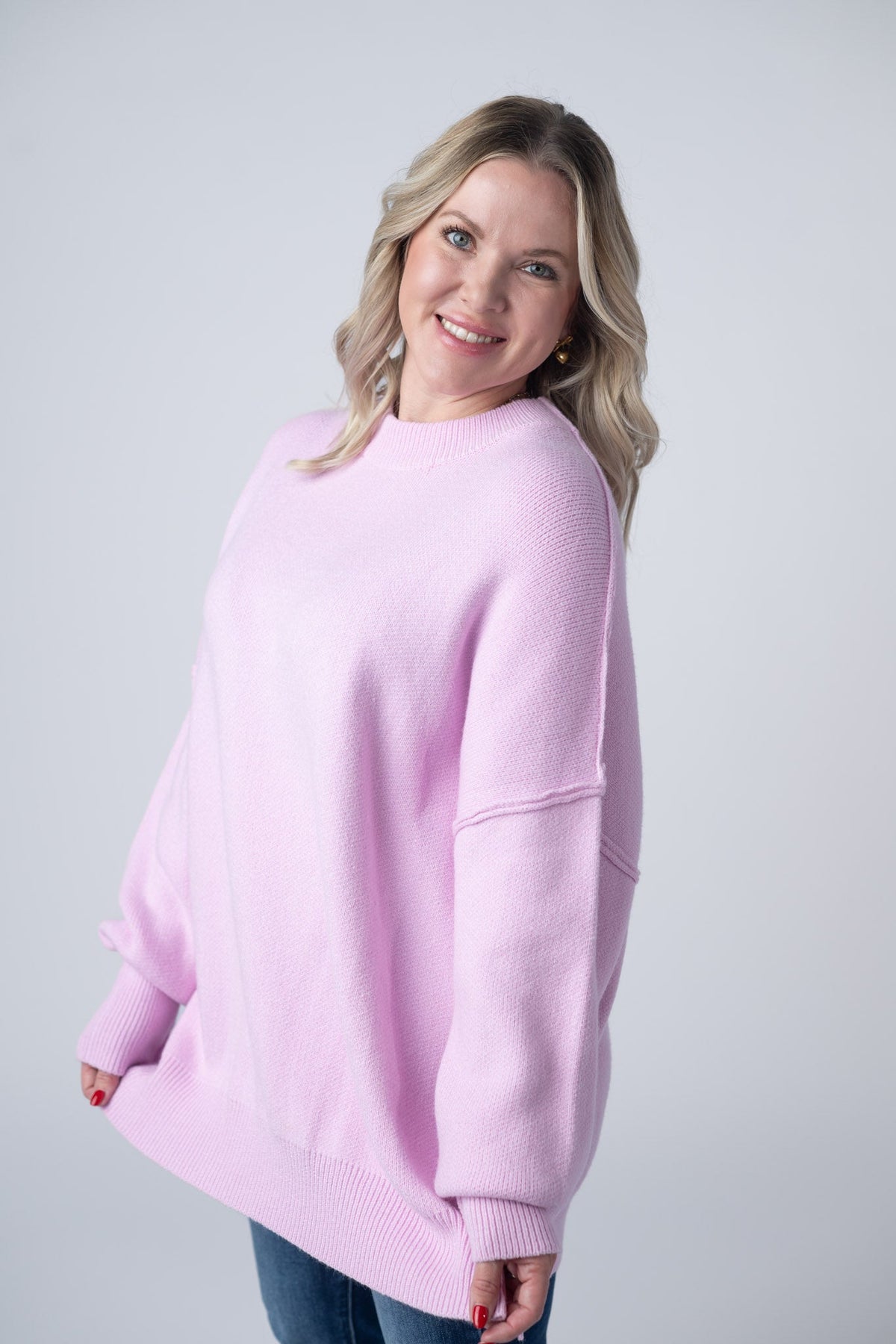 Aurora Cozy Sweater in Lilac