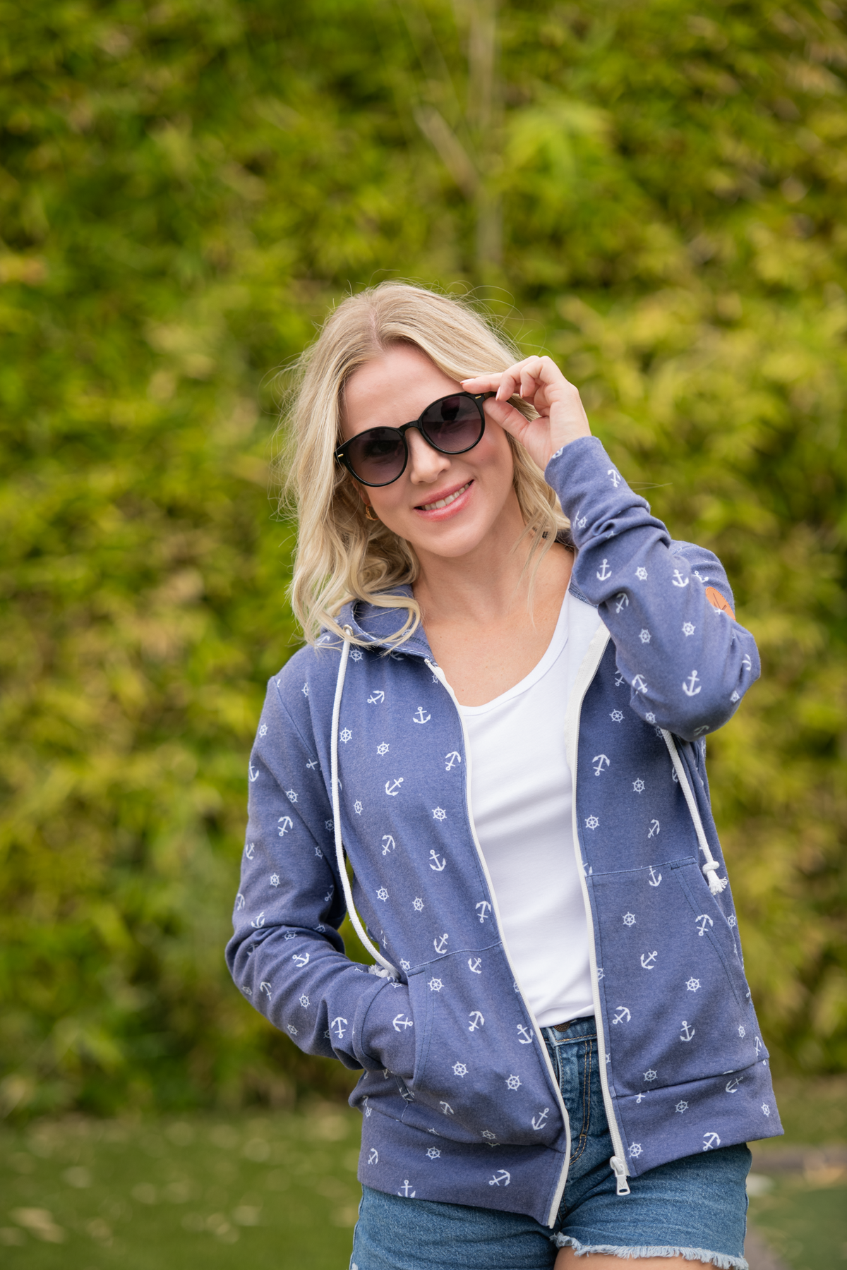 Fullzip Hoodie in Nautical Navy