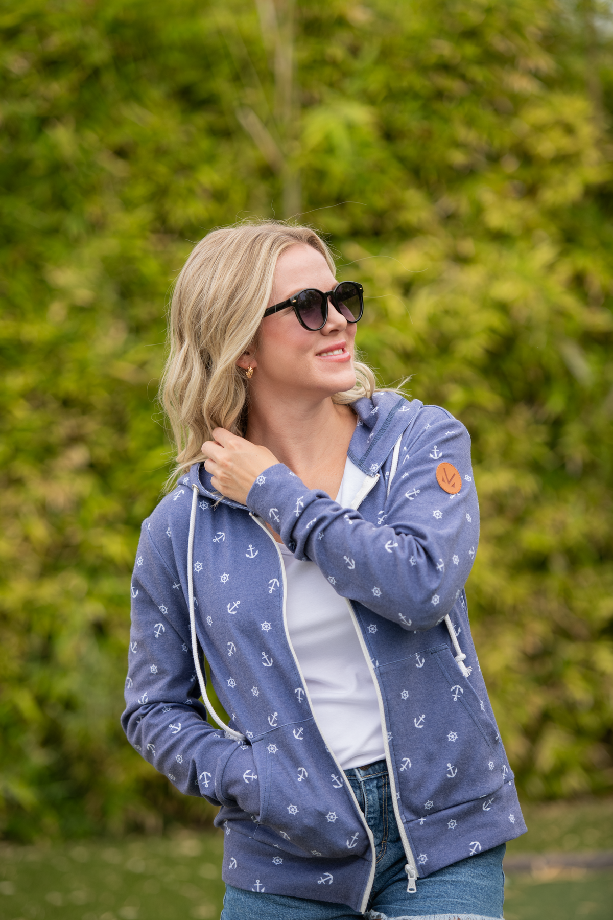 Fullzip Hoodie in Nautical Navy
