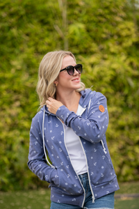 Fullzip Hoodie in Nautical Navy