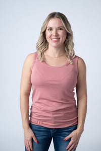 Ava Tank in Rose