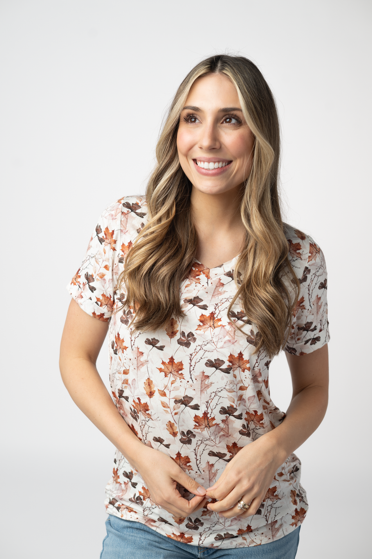 Sophie Top in Fall Foliage