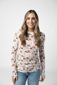Blair Long Sleeve Topin Fall Foliage