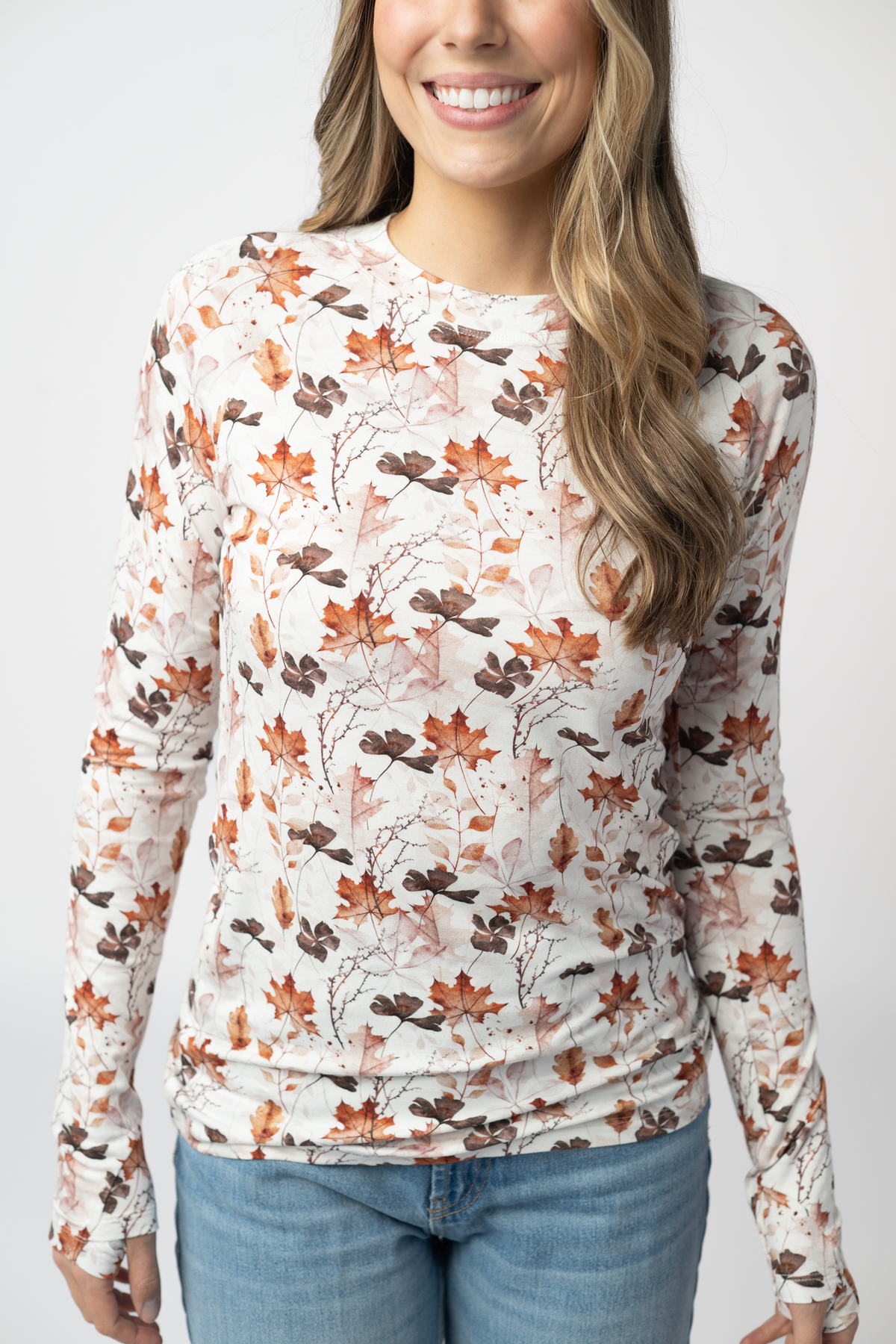 Blair Long Sleeve Topin Fall Foliage