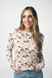 Blair Long Sleeve Topin Fall Foliage