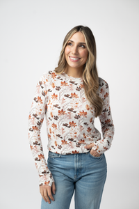 Blair Long Sleeve Topin Fall Foliage