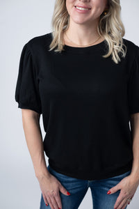 Katie Cozy Top in Black