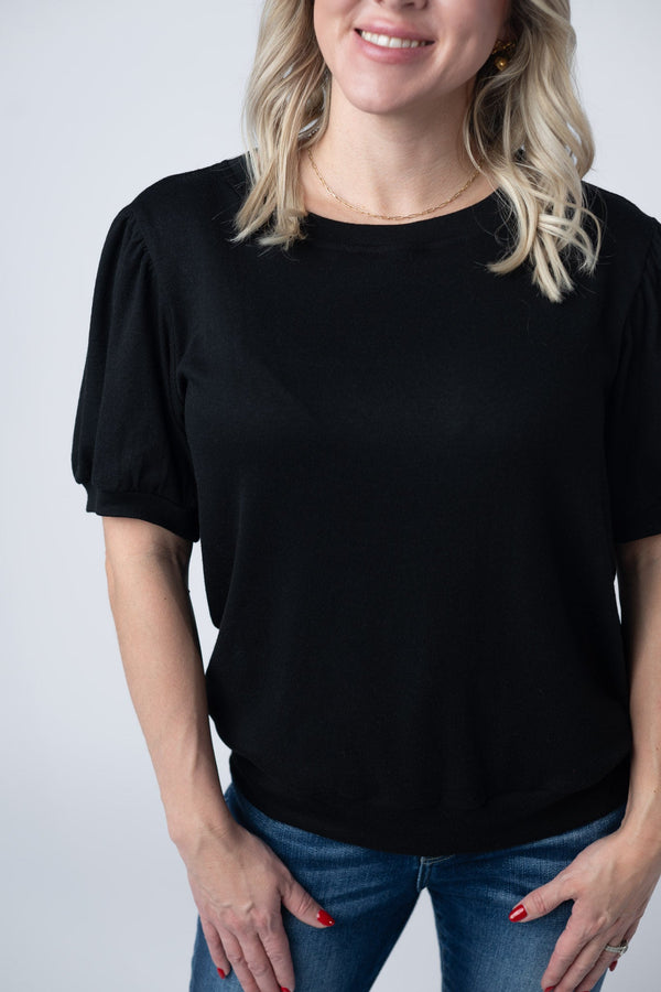Katie Cozy Top in Black