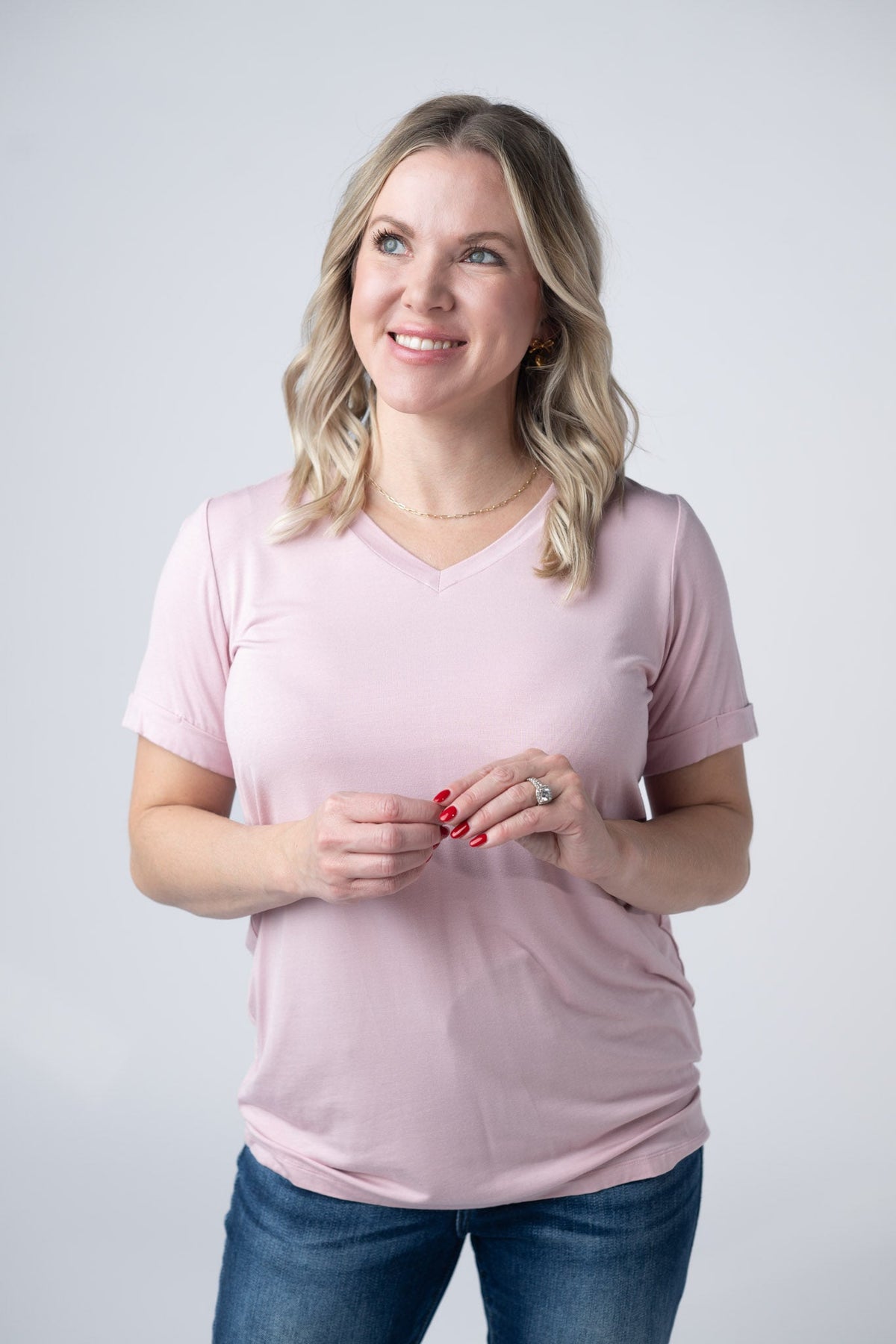 Sophie Tee in Pearl Pink