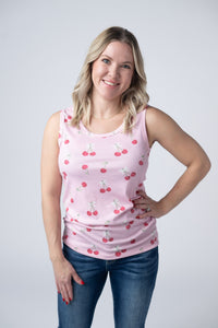 Ava Tank in Cherries