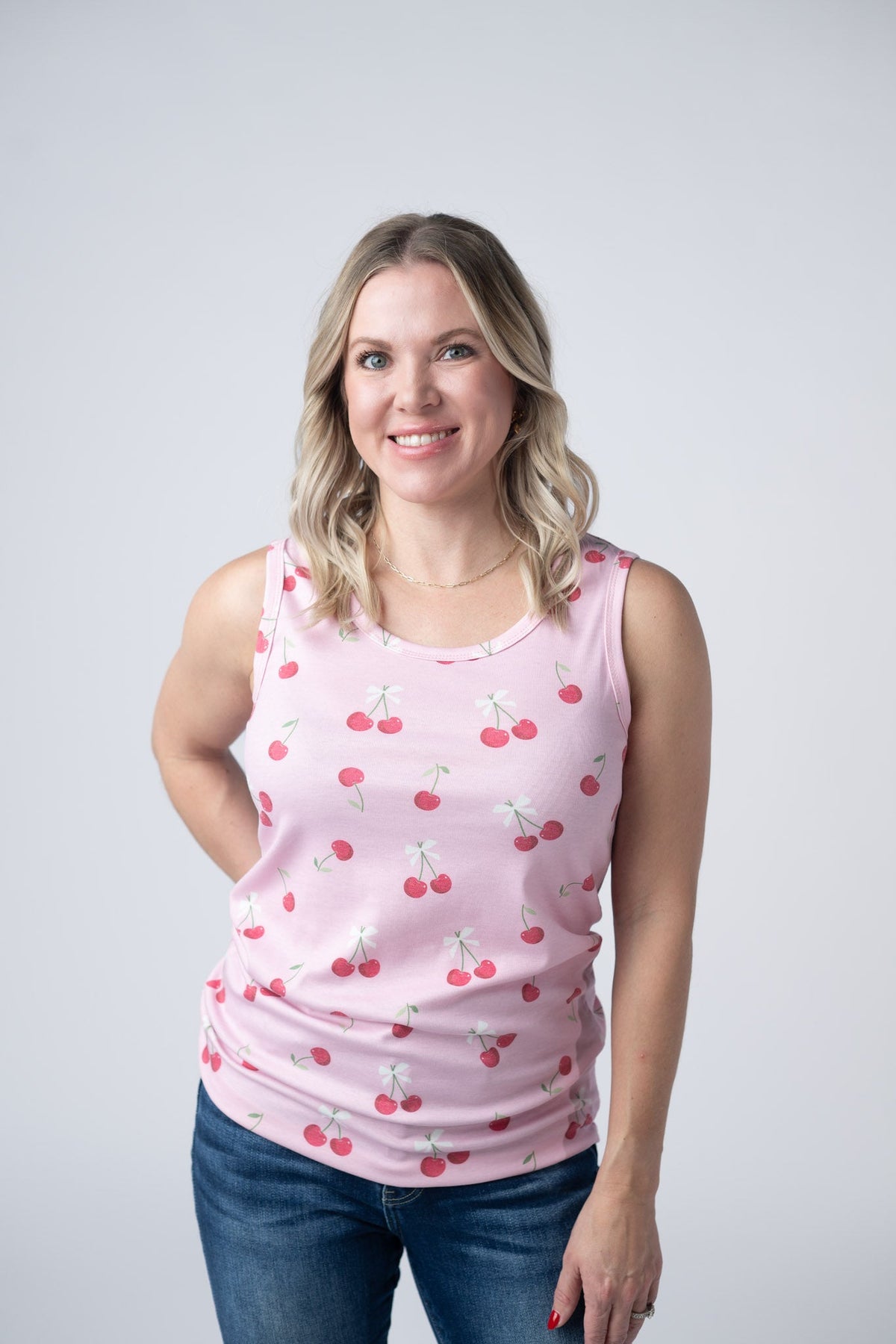 Ava Tank in Cherries