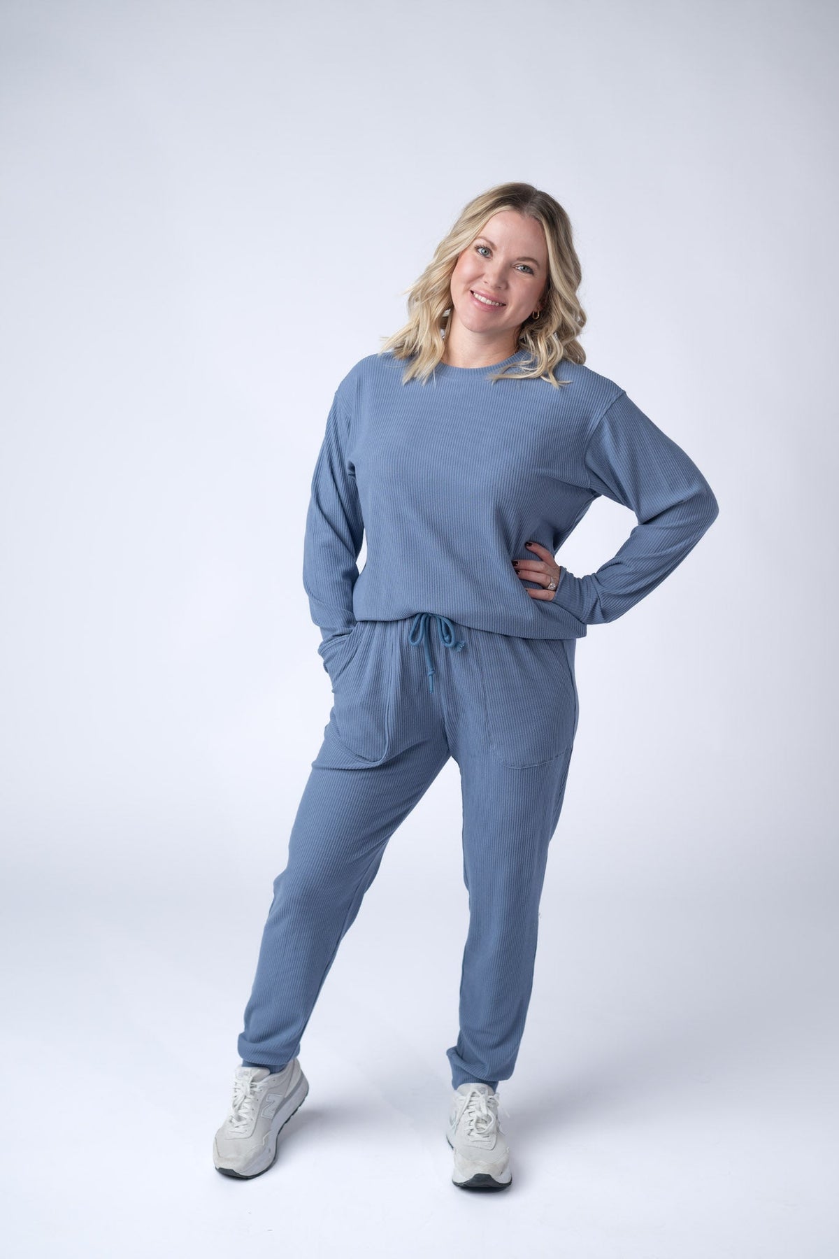 Corrine Joggers in Denim