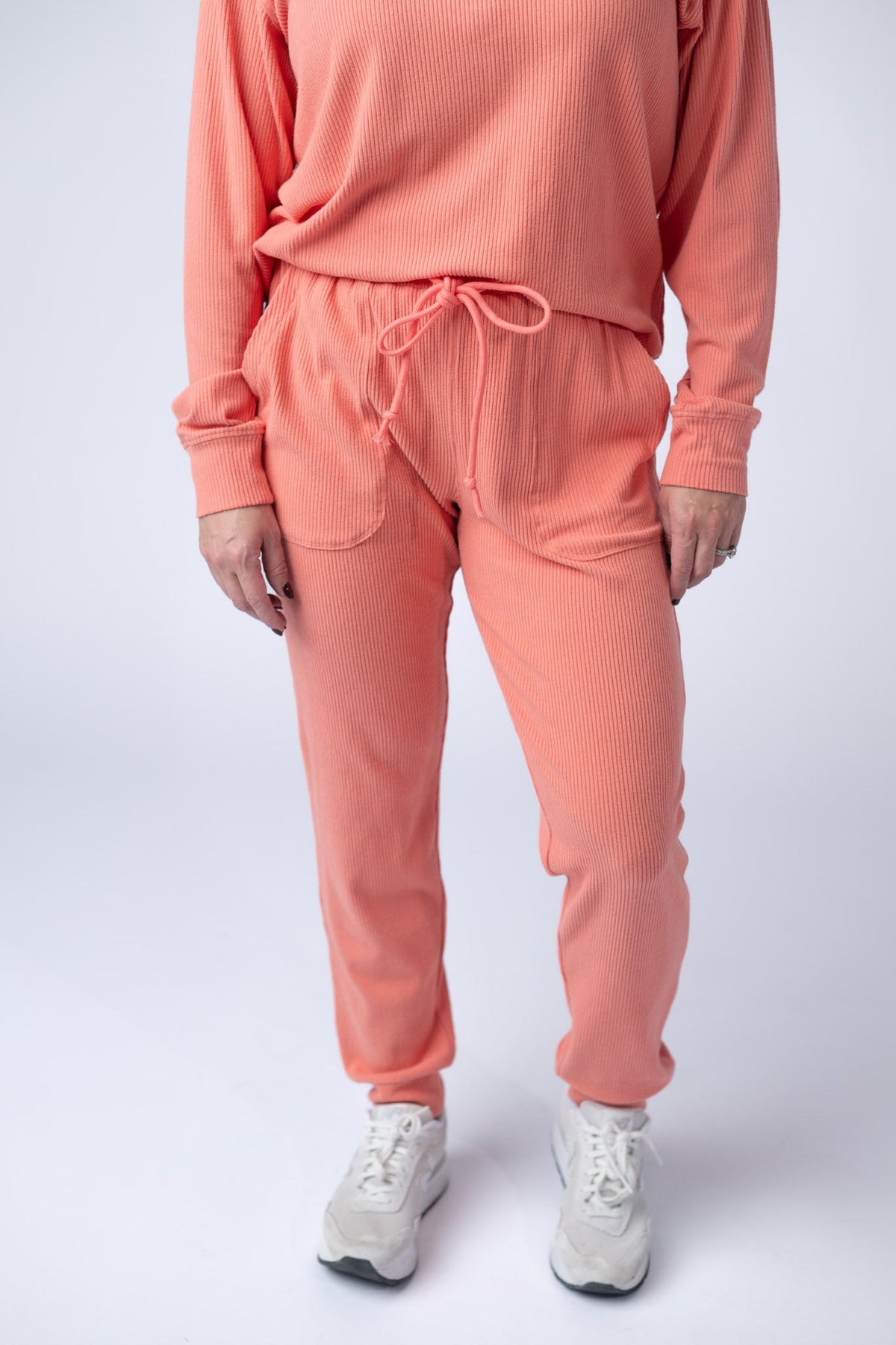 Corrine Joggers in Coral