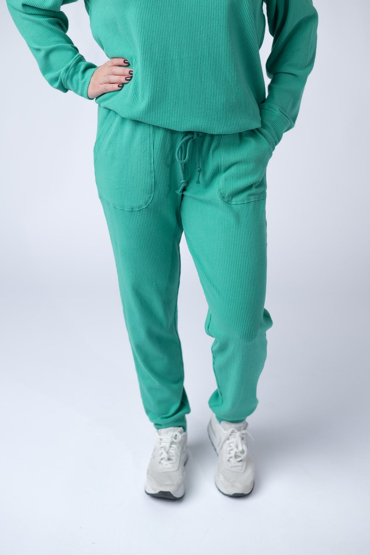 Corrine Joggers in Emerald