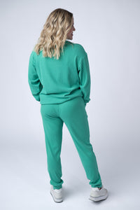 Corrine Joggers in Emerald