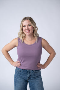 Ava Tank in Dusty Lavender