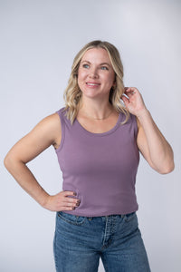 Ava Tank in Dusty Lavender