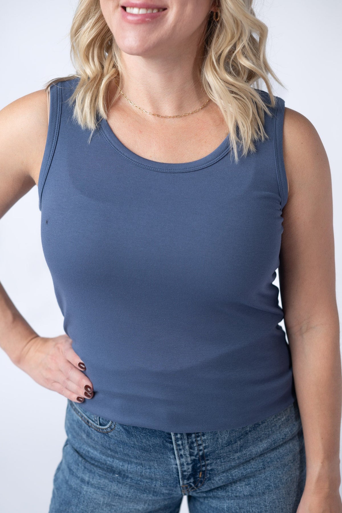 Ava Tank in Blue