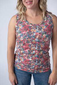 Ava Tank in Bright Floral