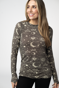 Blair Long Sleeve Top in Celestial Nights