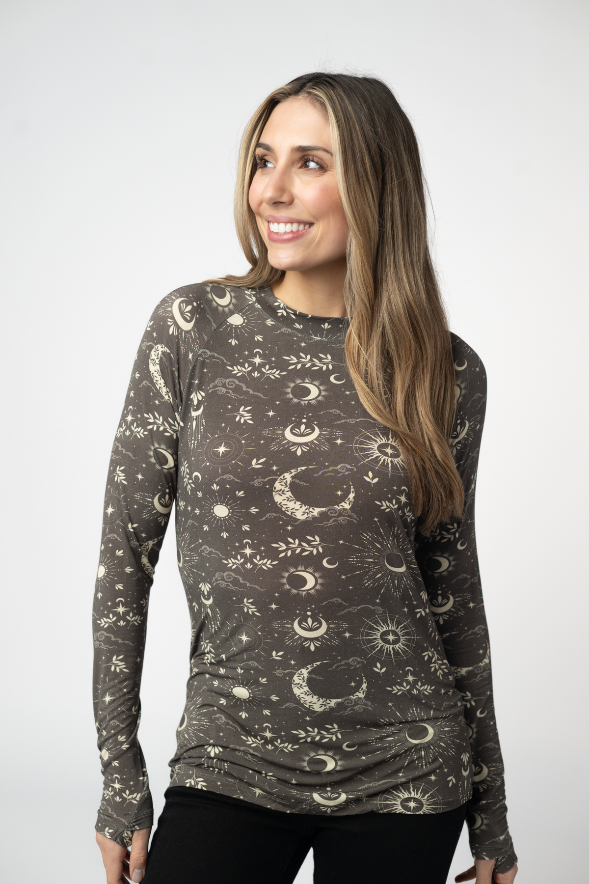 Blair Long Sleeve Top in Celestial Nights