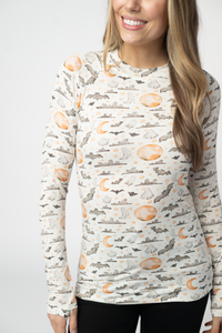 Blair Long Sleeve Top in Haunted Halloween