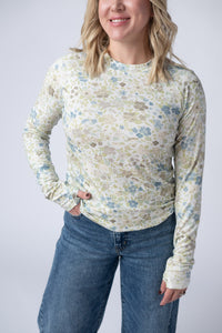 Blair Long Sleeve Top in Spring Meadows