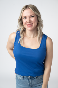 Rachel Ribbed Tank in Royal Blue