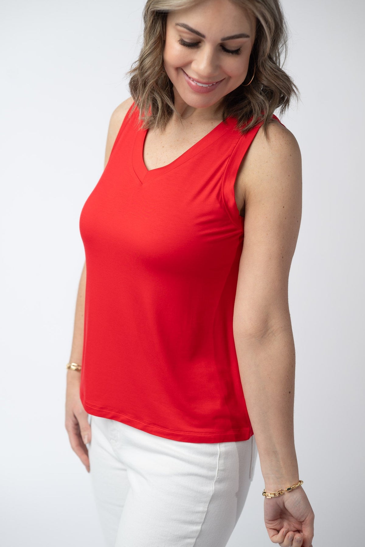 Noelle Tank in Red