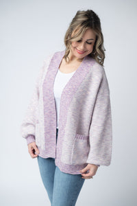 Kinsley Cardigan in Purple Mix