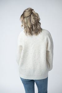 Kinsley Cardigan in Purple, Pink, and Green